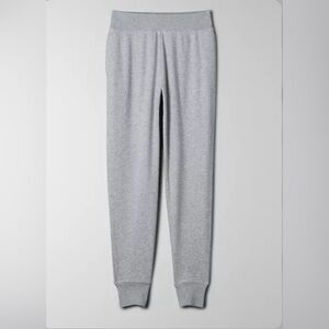 TNA Airy Fleece Light Gray Joggers